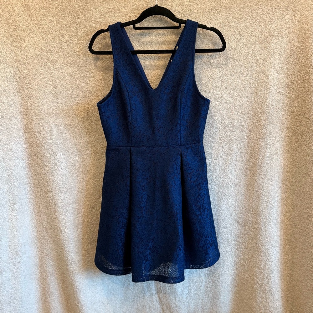Francesca's Collections Navy Mini Dress
